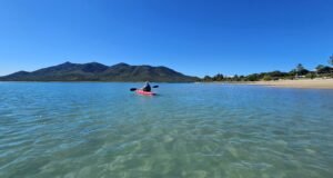 Kayaking crystal clear waters