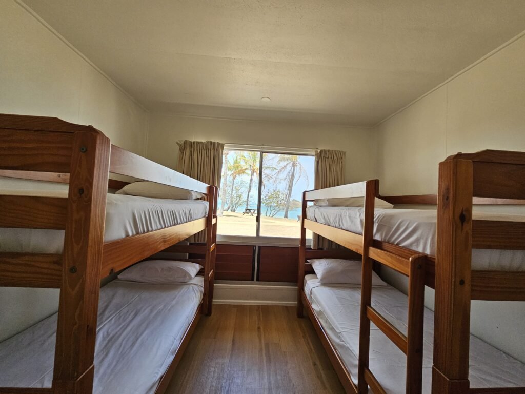 Montes Reef Resort bunk-beds with view