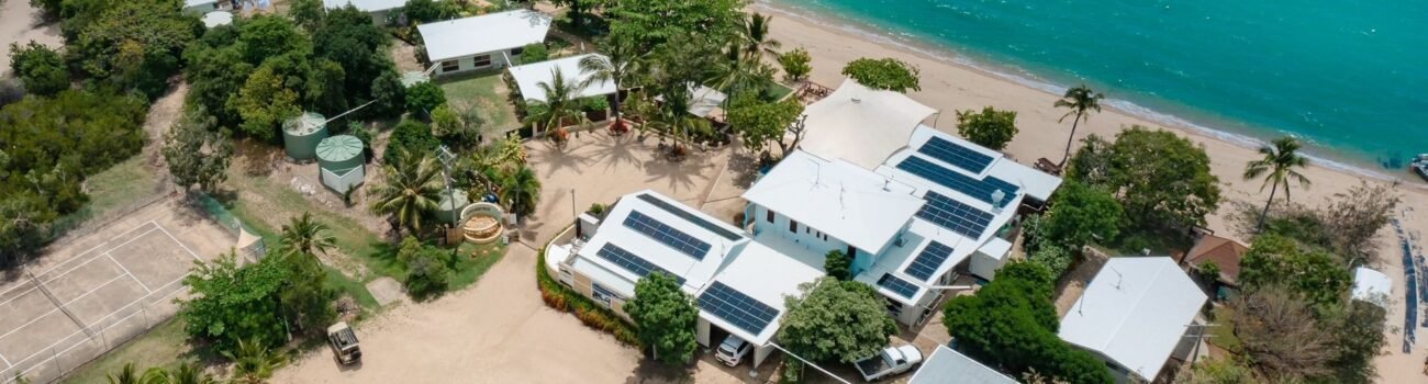 Aerial View of Montes Reef Resort