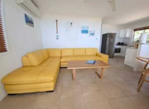 Montes Reef Resort Deluxe Family Bungalow Living Room Area